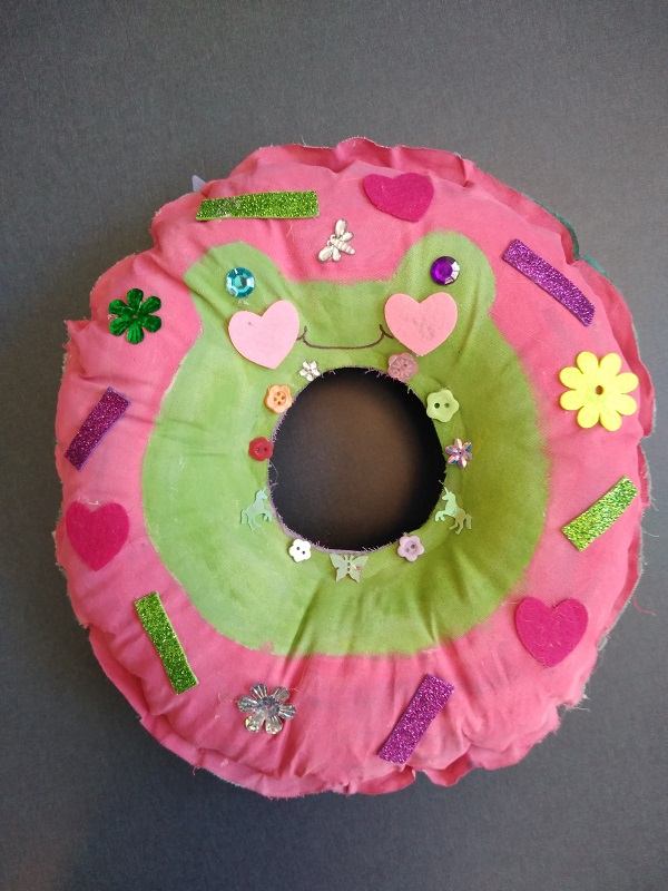 donut plushie craft
