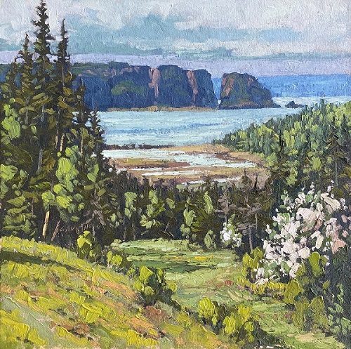 painting split rock by jim laurino