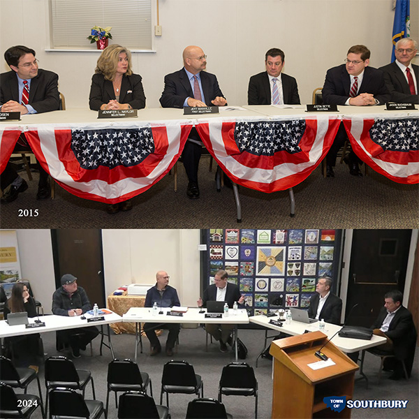 board of selectmen in 2015 and 2024