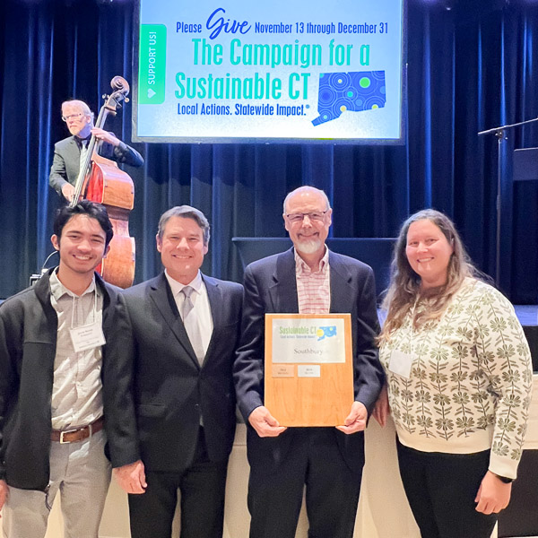 group photo with sustainable ct silver award