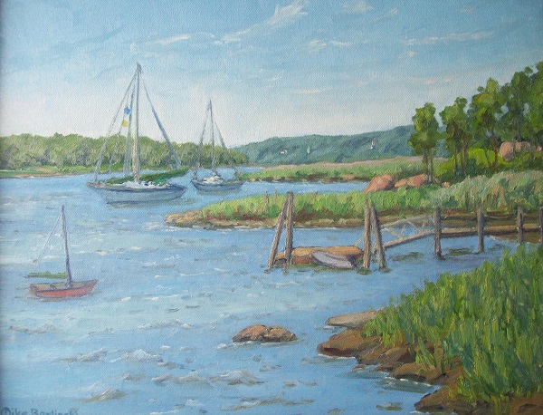 painting of a cove