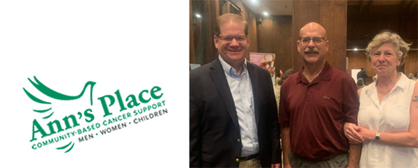 ann's place logo and participants of the event