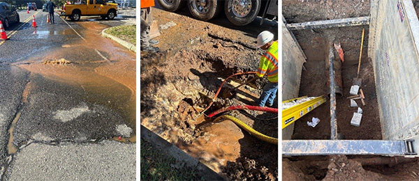 water main break
