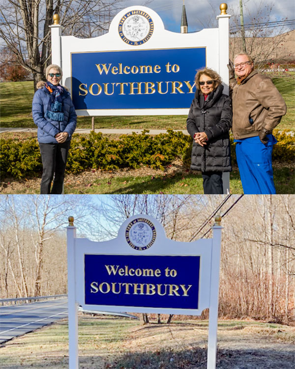 welcome to southbury signs