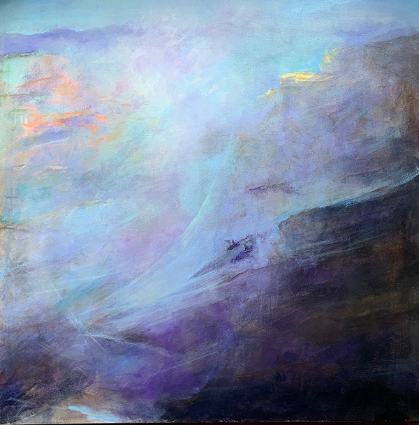 abstract painting by Sandra Daignault