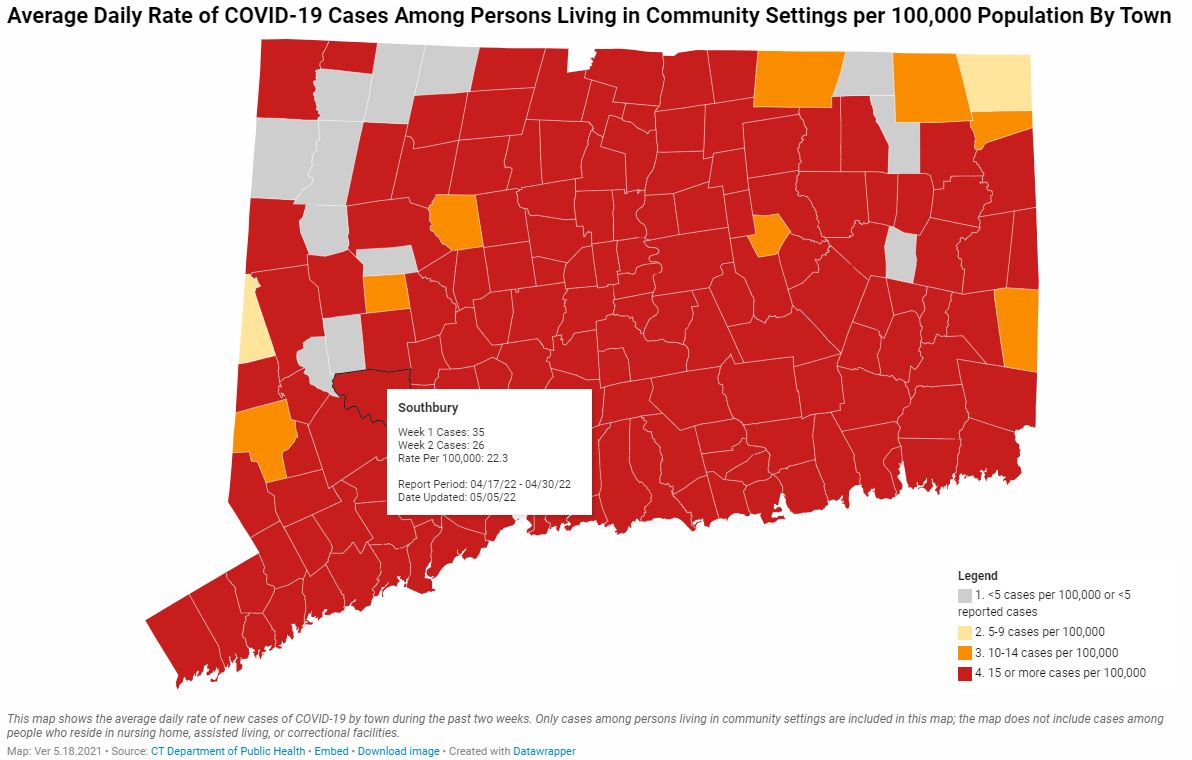 covid cases map