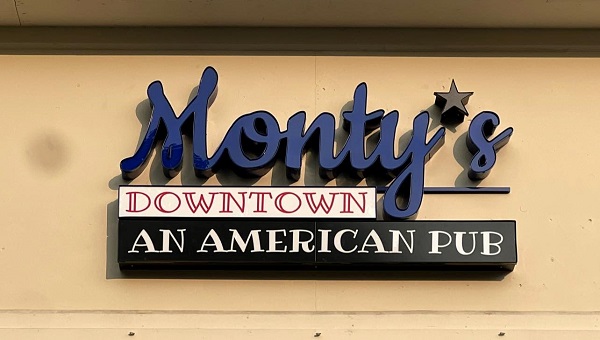 monty's pub sign