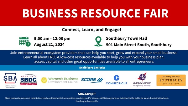 business resource fair flyer