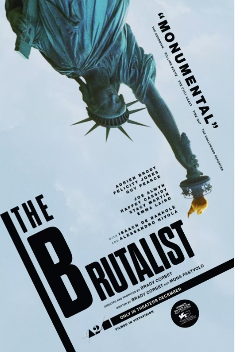 the Brutalist movie poster