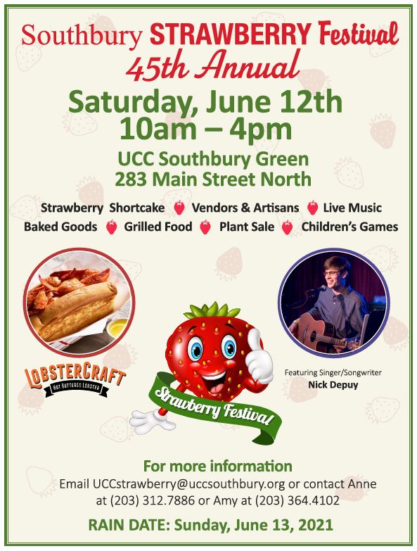 UCC strawberry festival flyer