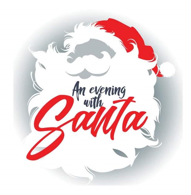 evening with santa graphic