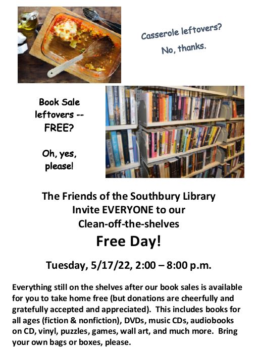 free day at the library flyer