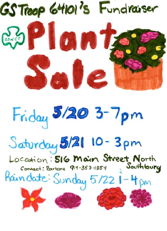 girl scout plant sale flyer