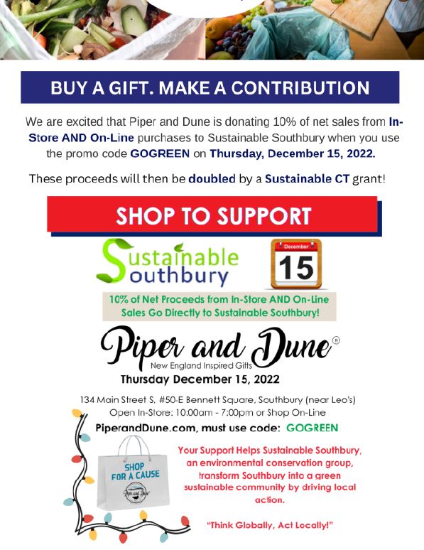 sustainable southbury fundraiser