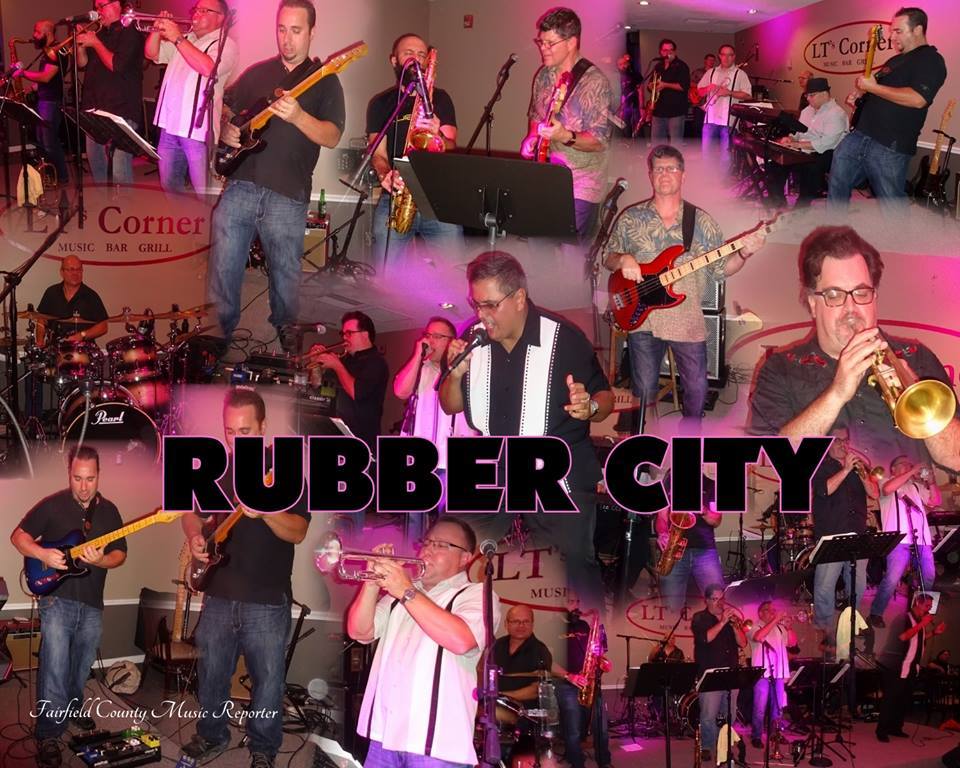 rubber city band flyer