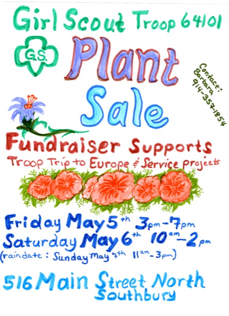 girl scouts plant sale flyer