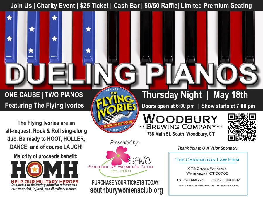 dueling pianos flyer