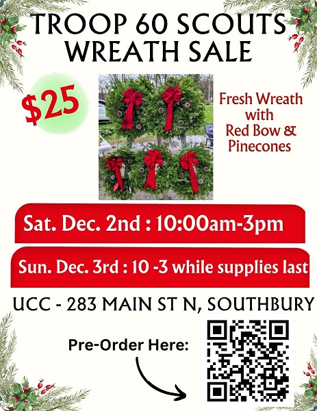 wreath sale flyer