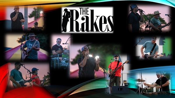 the rakes band photo collage
