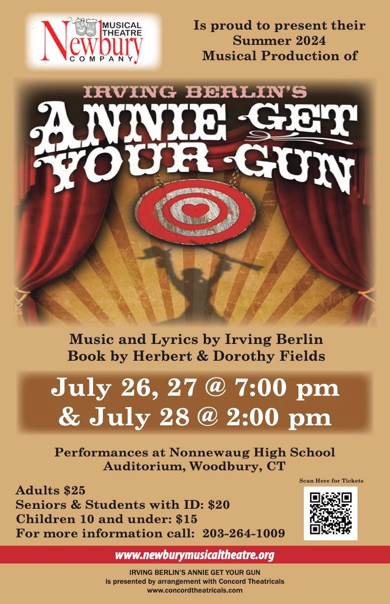 annie get your gun show flyer