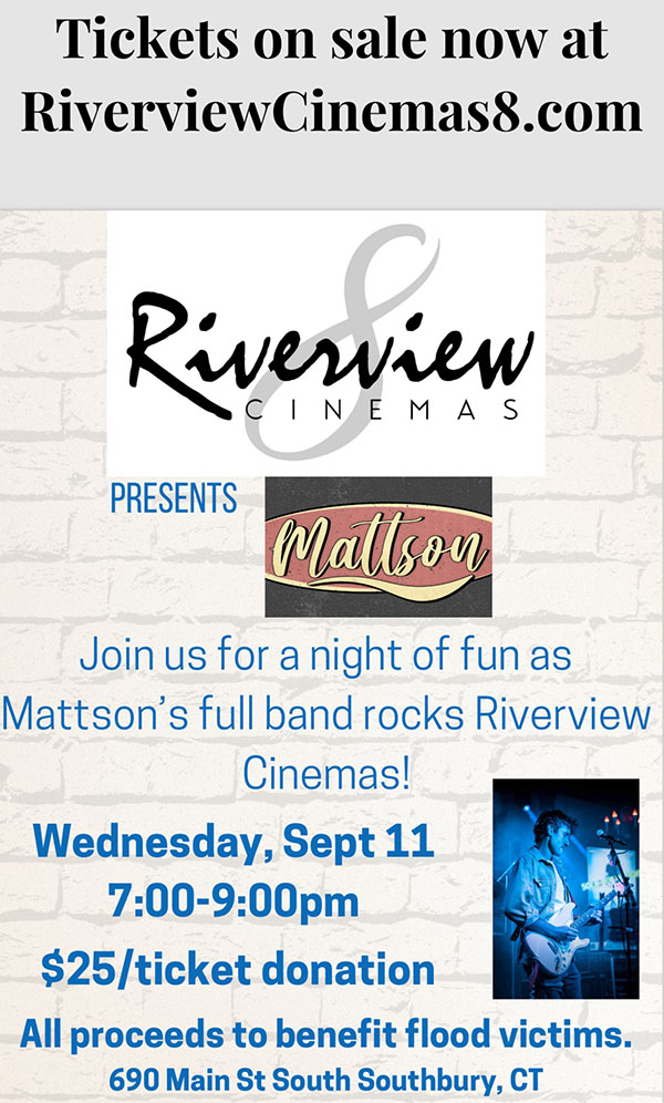 riverview cinemas benefit concert flyer