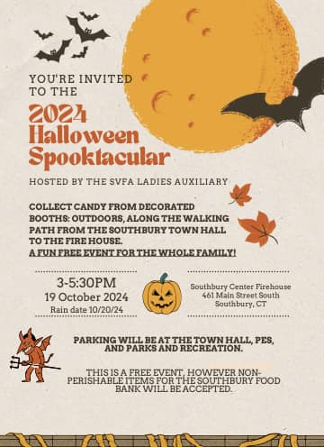 halloween spooktacular flyer