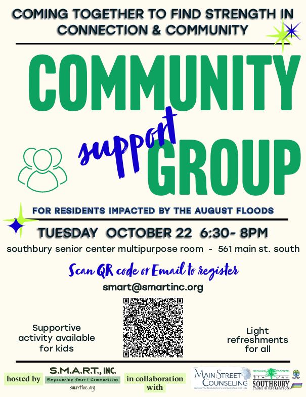 community support group flyer