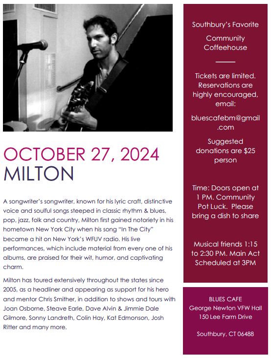 milton concert flyer