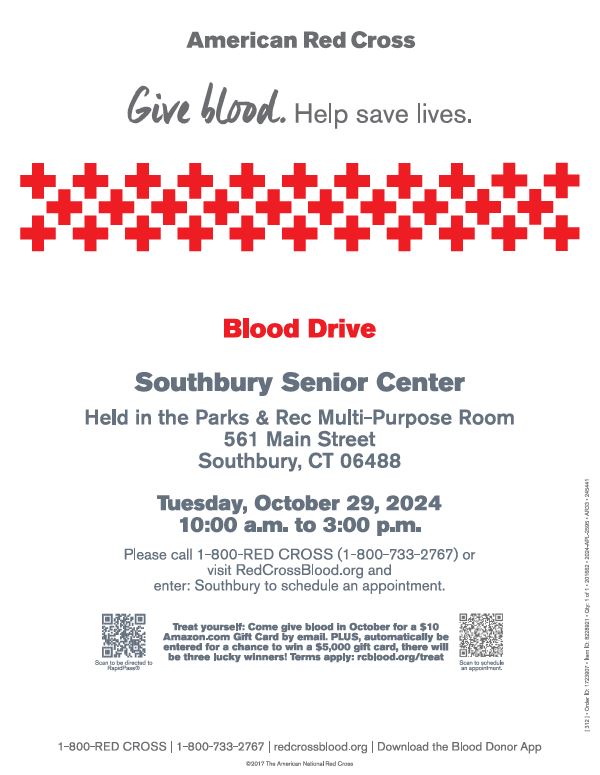 blood drive flyer