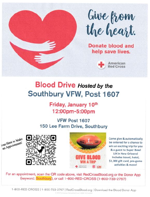 blood drive flyer