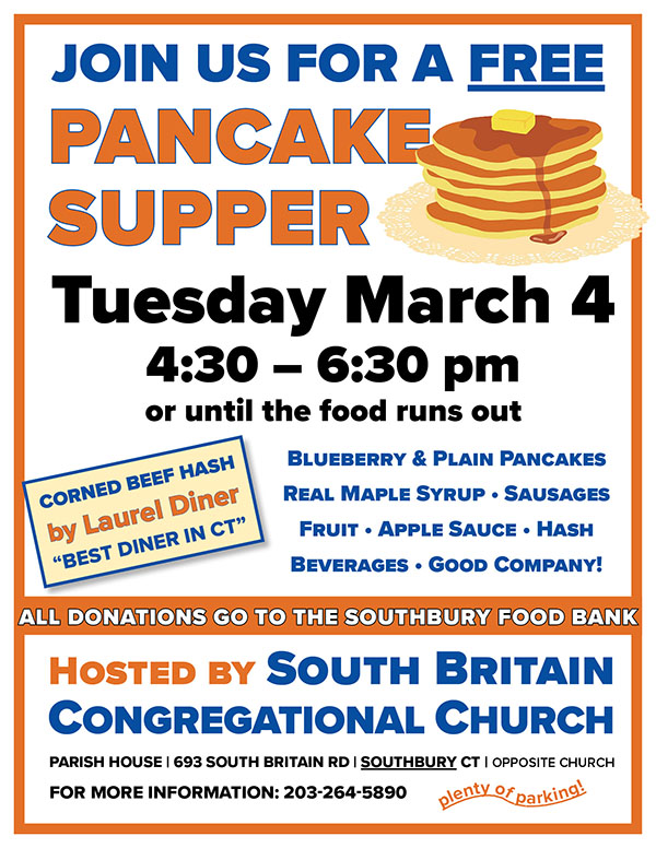 pancake supper flyer