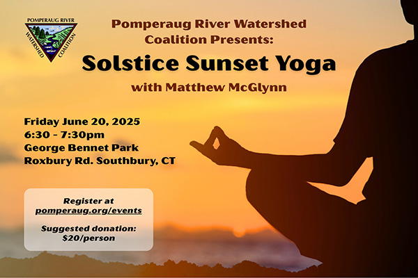 sunset yoga flyer