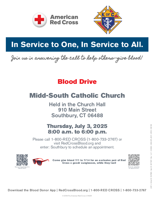 blood drive flyer