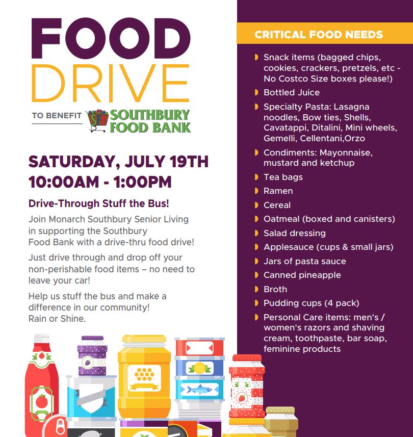 food drive flyer