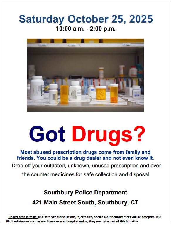 taking back drugs flyer