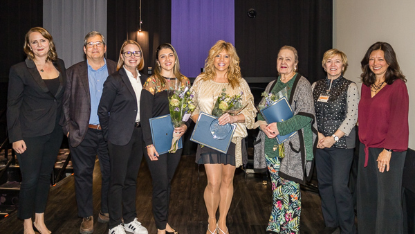 award ceremony group photo