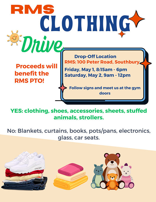 clothing drive flyer