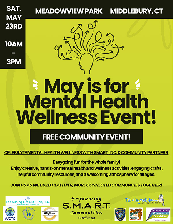 mental health wellness event flyer