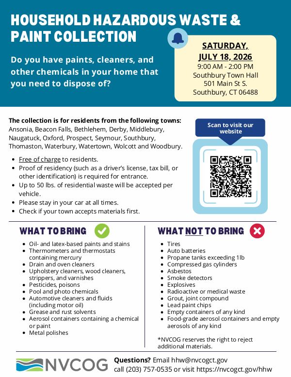 Household Hazardous Waste flyer