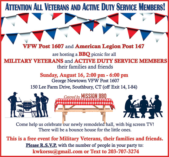 bbq for veterans flyer