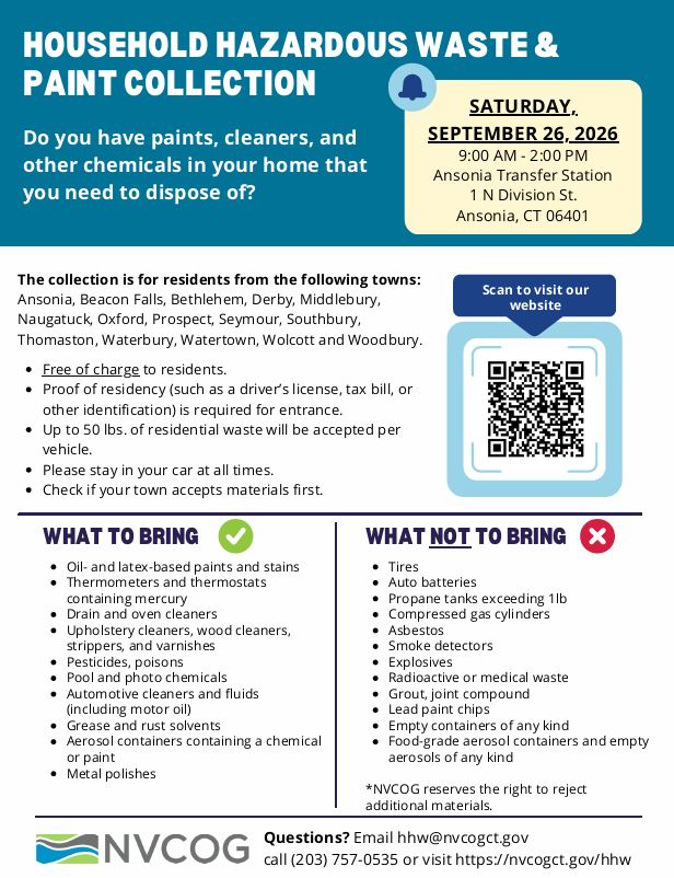 household hazardous waste collection flyer