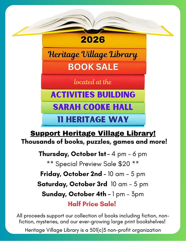 book sale flyer