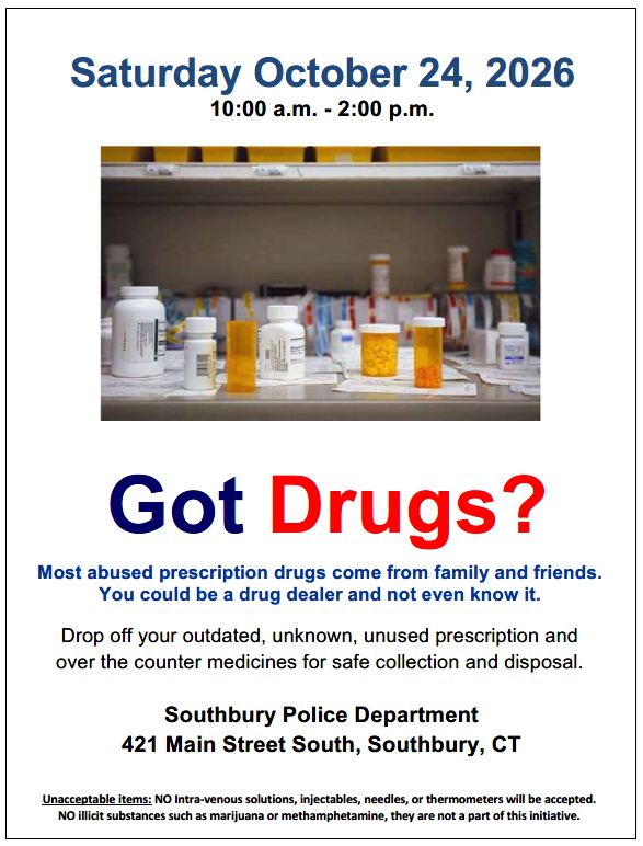 drugs taking back program flyer