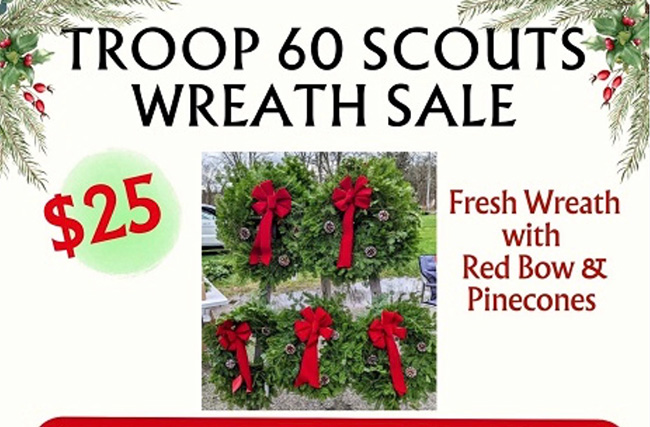 wreath sale flyer