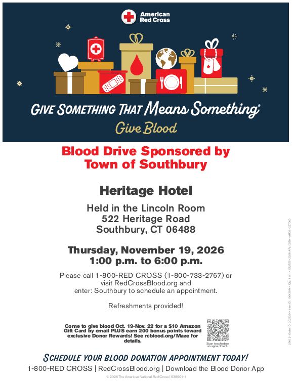 blood drive flyer