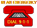 Illustration of a red phone