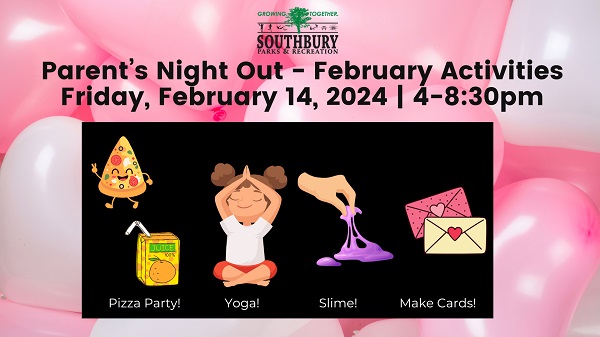 parent's night out flyer