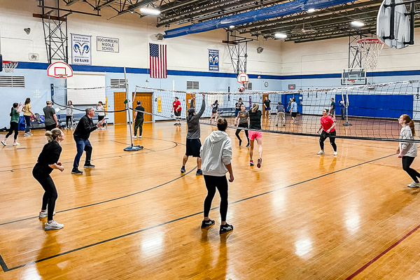 indoor volleyball