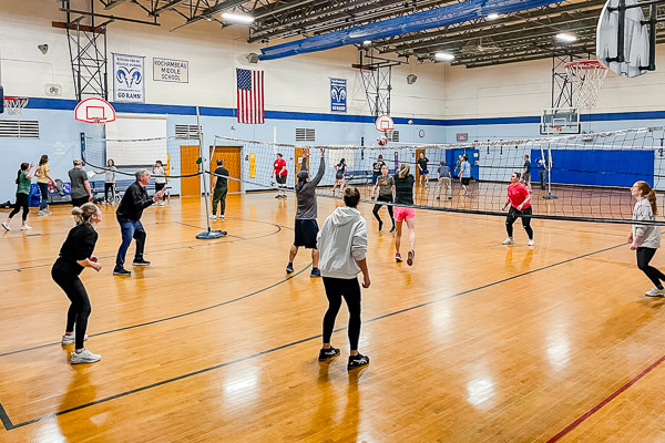 indoor volleyball