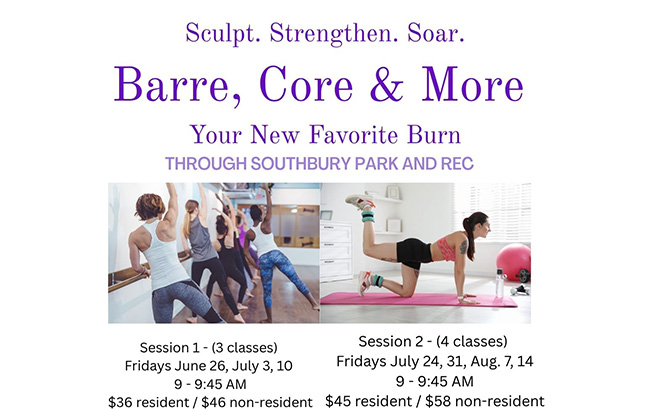 barre class flyer